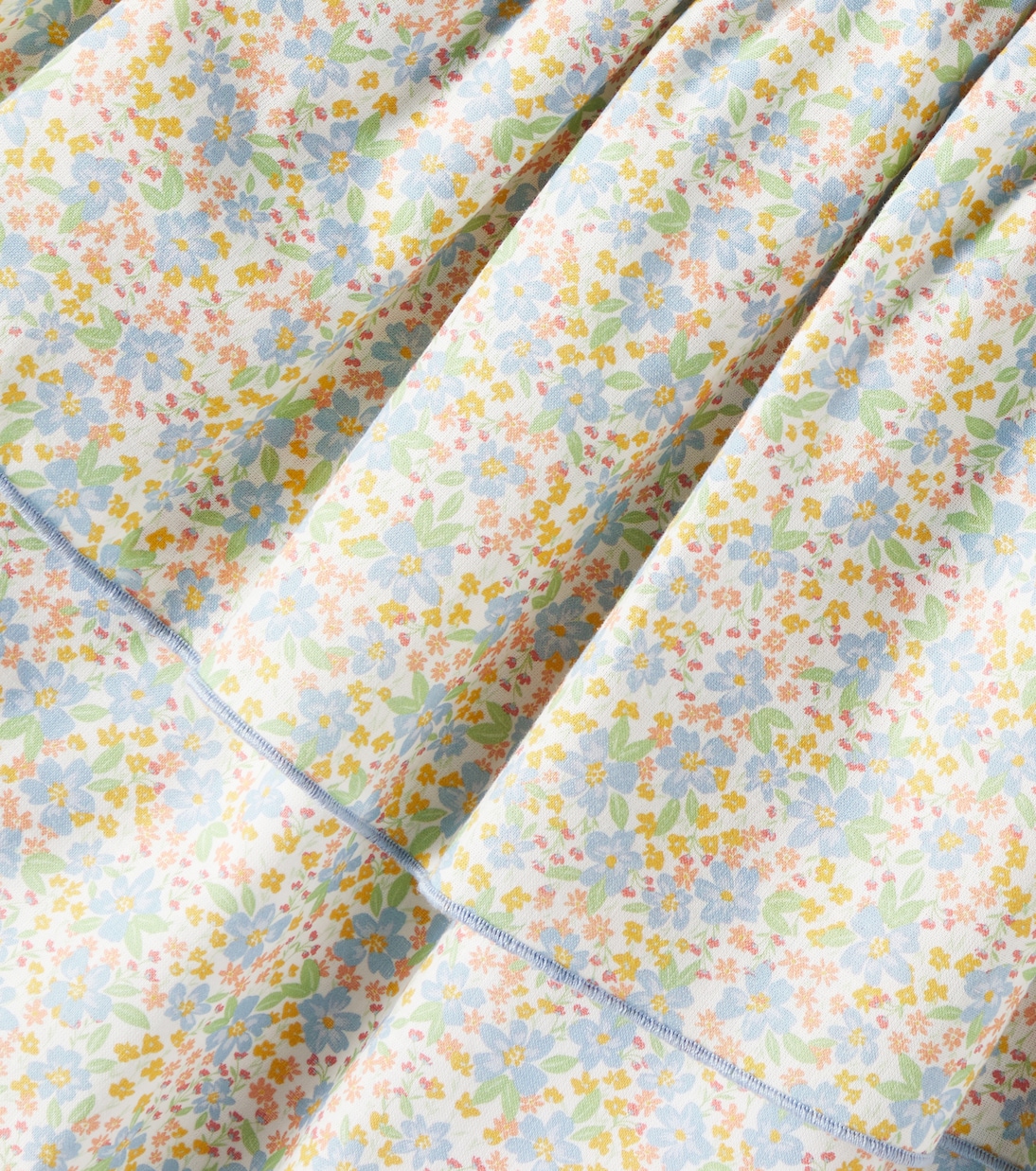 Флорентийское цветочное хлопковое платье Florencia La Coqueta, Blue Floral — фото 2