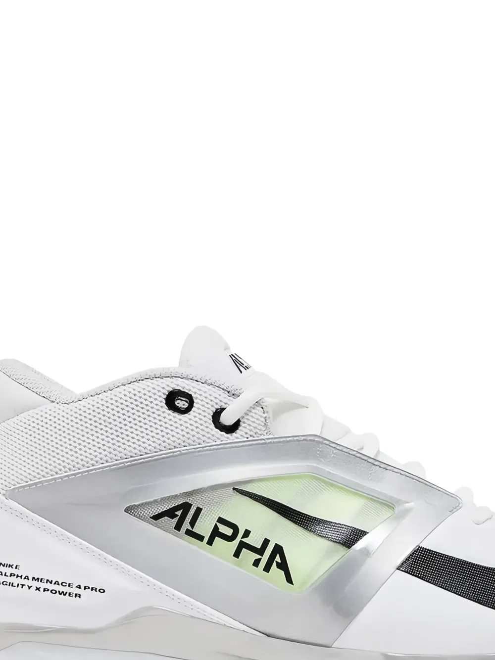 Футбольные кроссовки Alpha Menace 4 Pro Nike, белый — фото 2