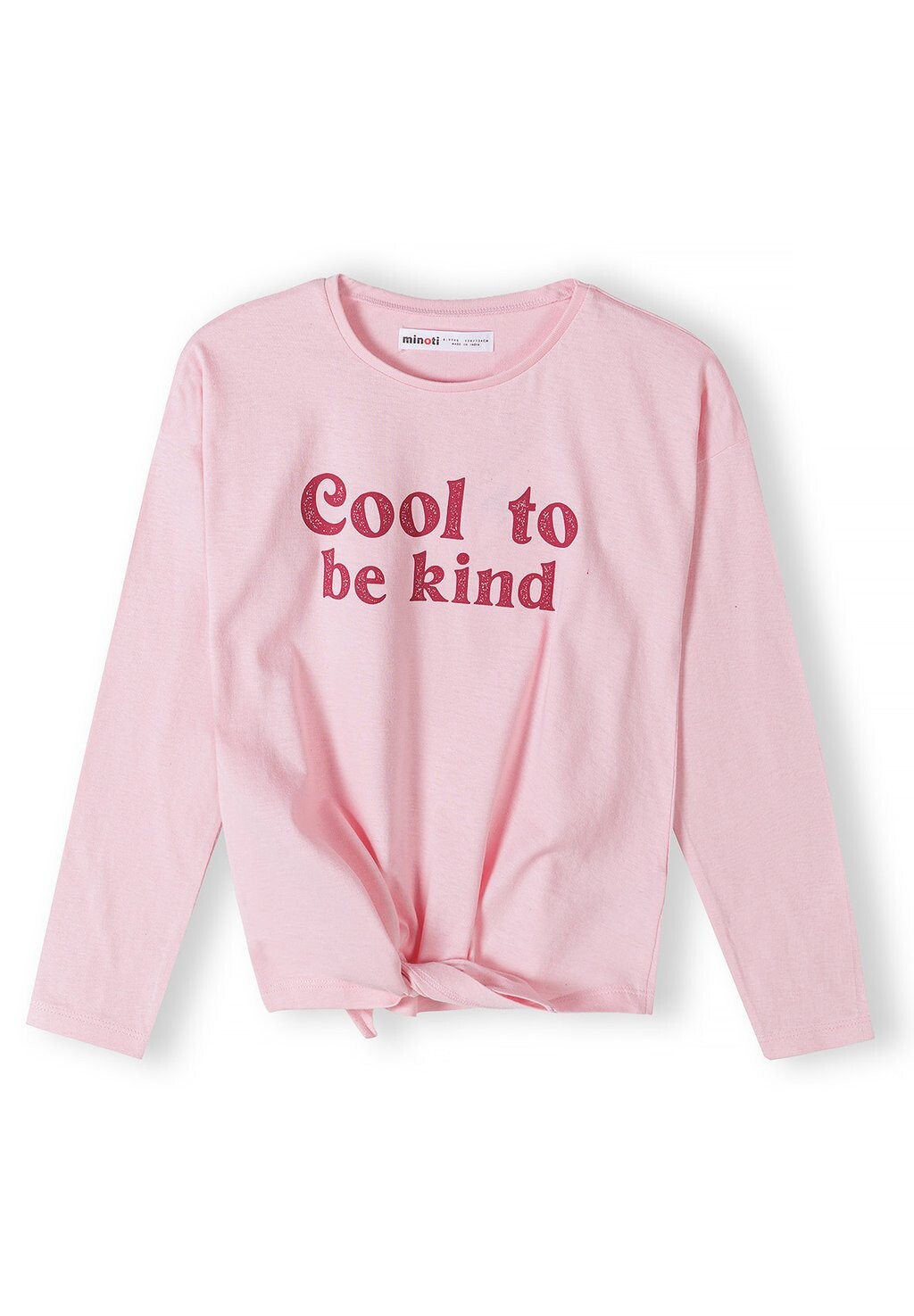 

Рубашка с длинными рукавами LONG SLEEVED KNOT TIE MINOTI, цвет pink