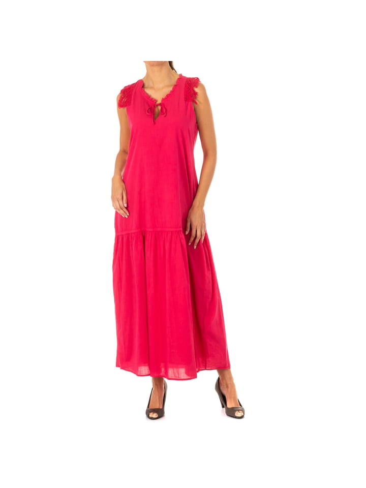 

Длинное платье La Martina, розовый