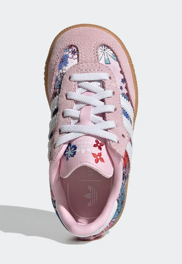 Детские туфли Liberty London Adidas Originals, прозрачно-розовый облачно-белый — фото 3