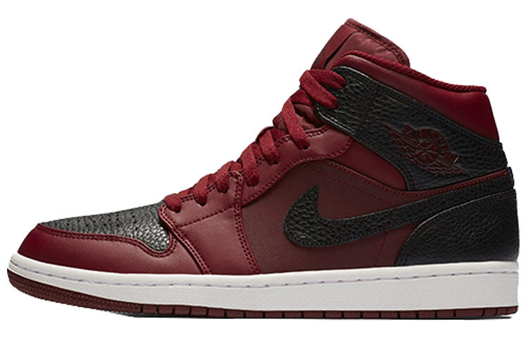 

Кроссовки Jordan 1 Retro Mid Team Red Black