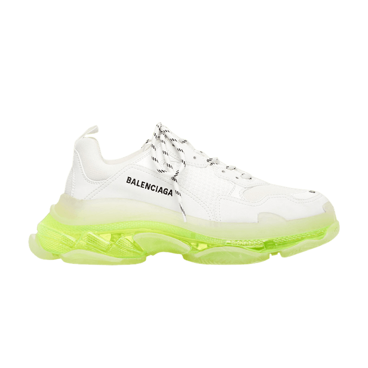 

Кроссовки Balenciaga Triple S Sneaker 'Clear Sole - White Fluo Yellow', белый