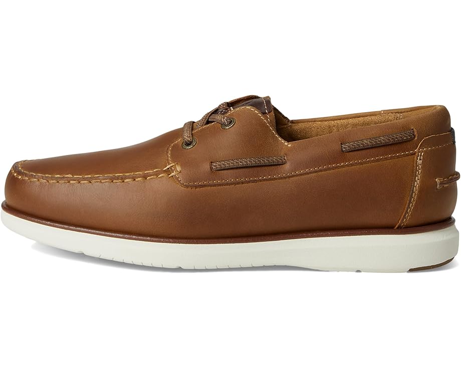 Лоферы Florsheim Tropics Elastic Lace Moc Toe Boat Shoes, цвет Brown Crazy Horse — фото 4
