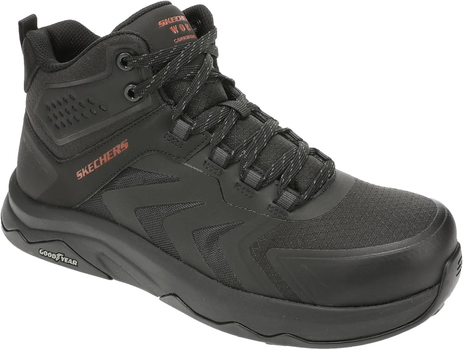 Мужские кроссовки Skechers Speed-Flex Trekker с защитным носком, черный — фото 3