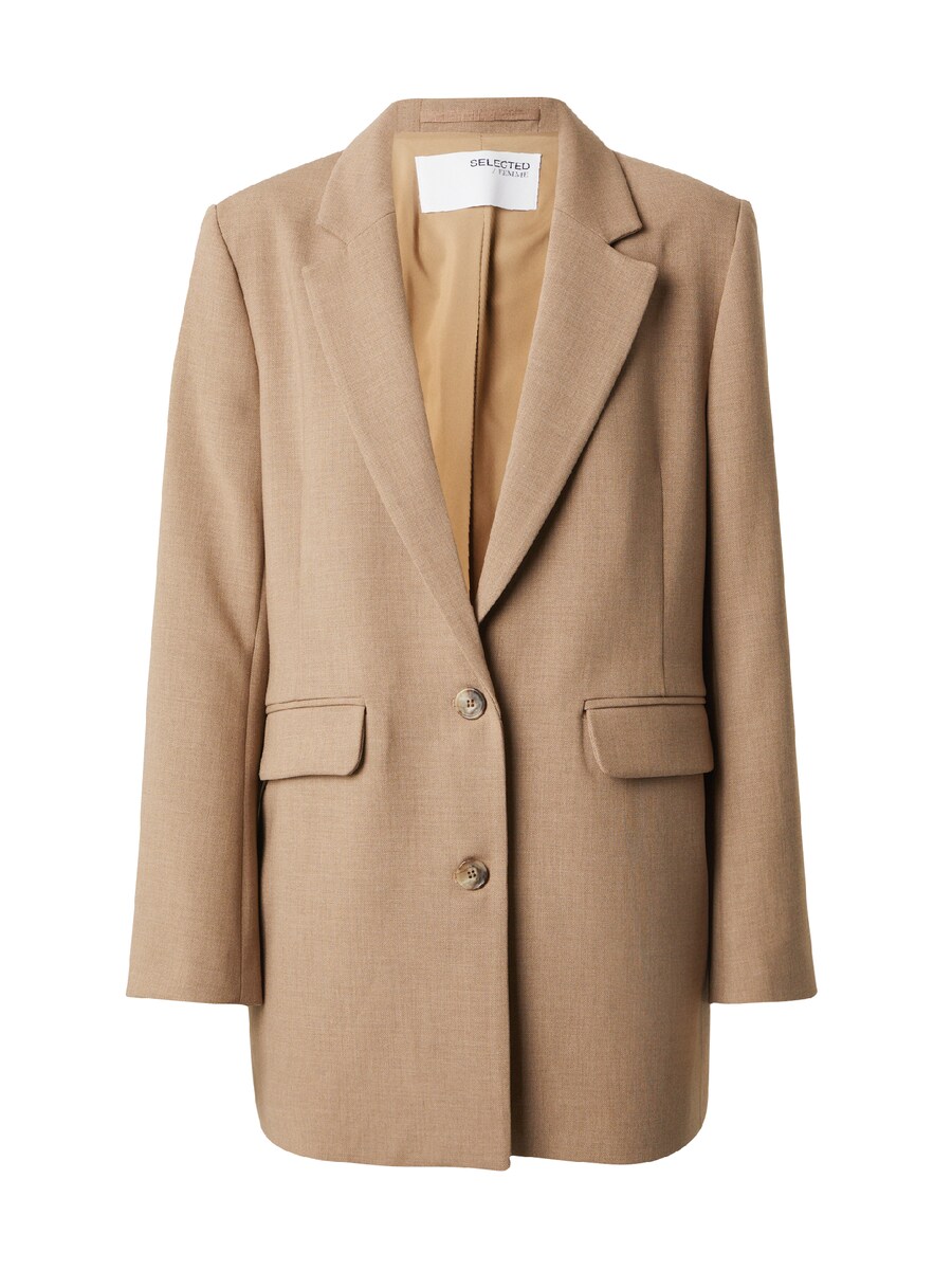

Длинный блейзер SELECTED FEMME Blazer Rita, кэмел