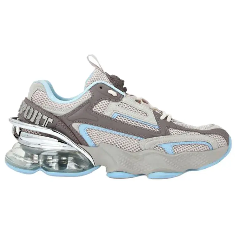 PLEIN SPORT Кроссовки Runner PS Thunder Mi Cushioning Low top Casual Unisex Blue Gray — фото 3
