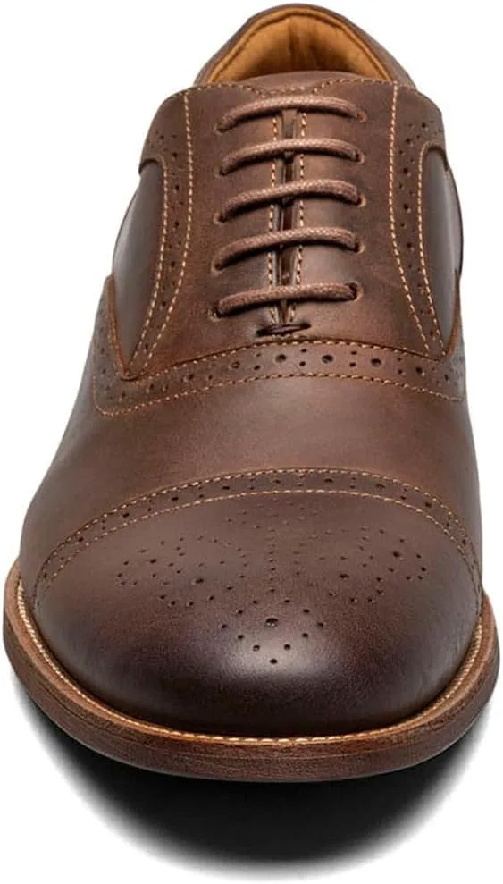 Мужские туфли Florsheim, оксфорды с носком Rucci, коричневый — фото 4