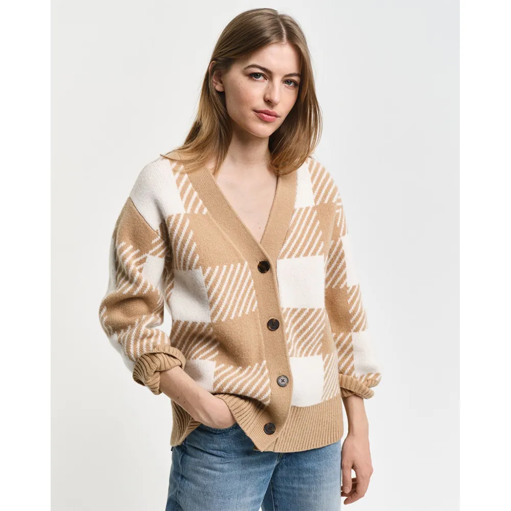 

Свитер Gant 4805288 cardigan, бежевый