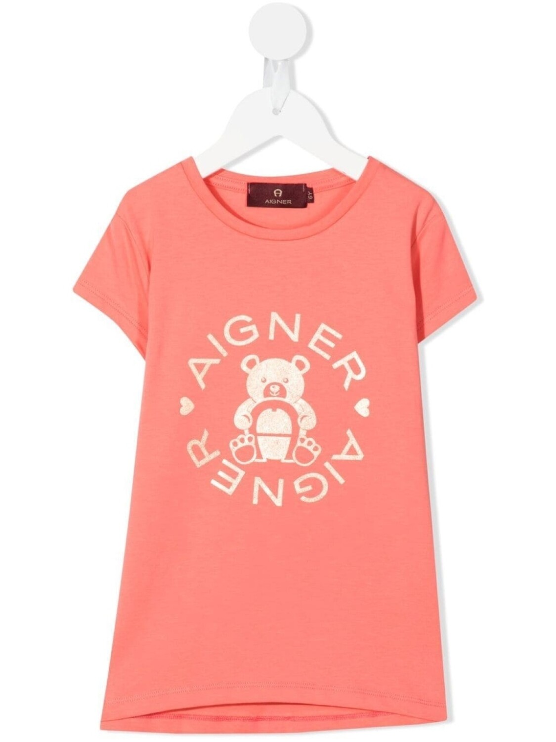 

Aigner Kids футболка с логотипом, розовый