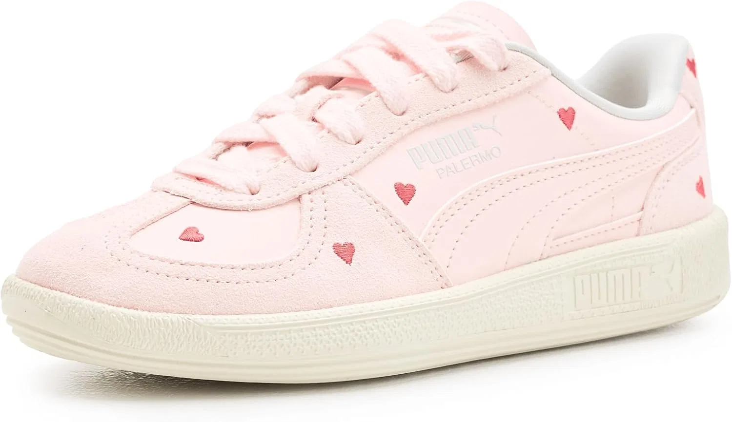 Кроссовки PUMA Palermo Amor, зеленые, Jasmine Flower/Vapor Gray
