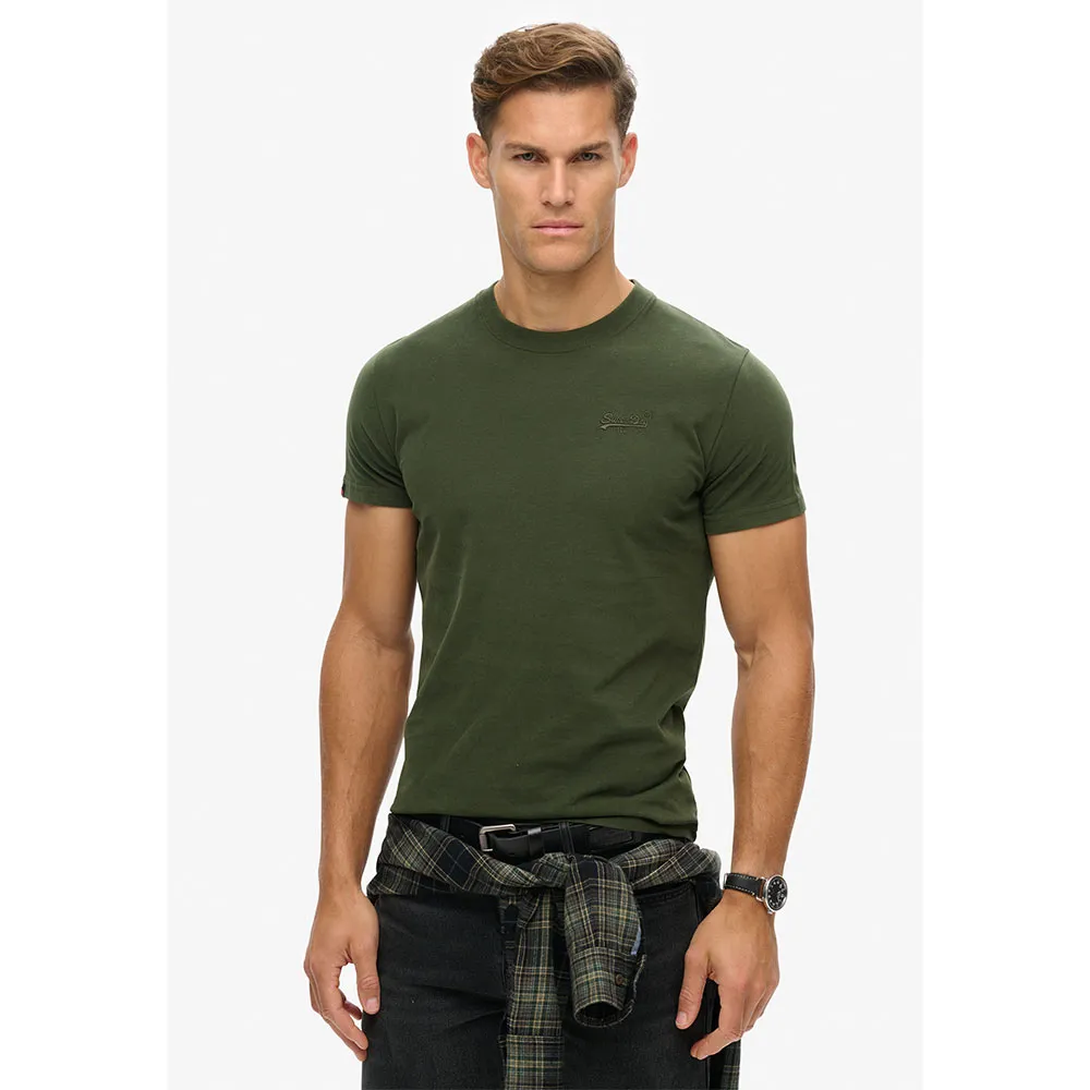 

Футболка с коротким рукавом Superdry Essential Logo Emb, зеленый
