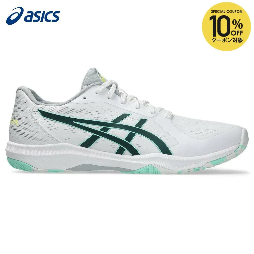 Унисекс кроссовки для настольного тенниса «DYNAFEATHER» от ASICS, White-Darkneptune(102)