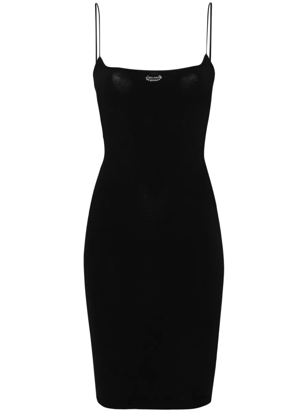 

Платье мини с логотипом DSQUARED2, черный