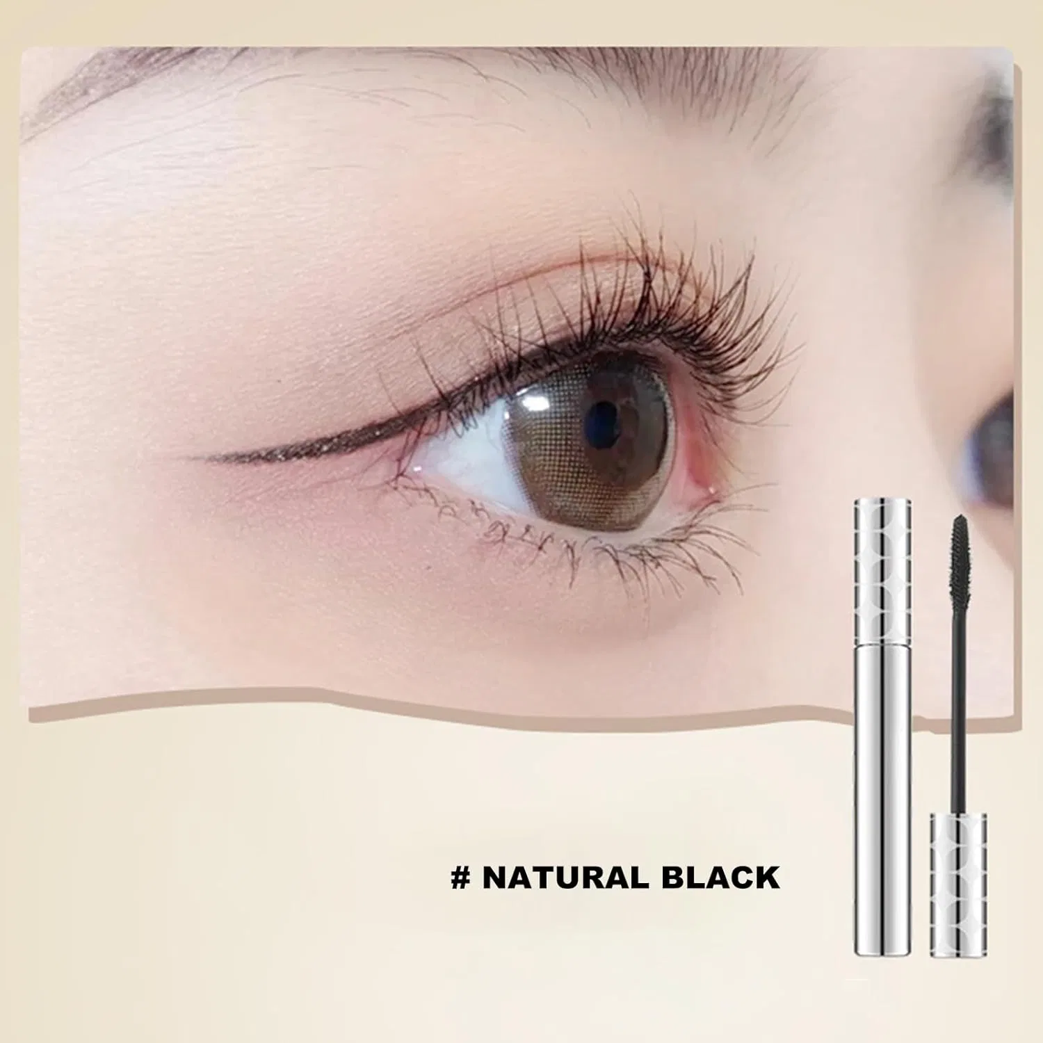 Тушь для ресниц 5D Silk Fiber Lash Xjdzineq, 1 г, цвет mocha brown — фото 2