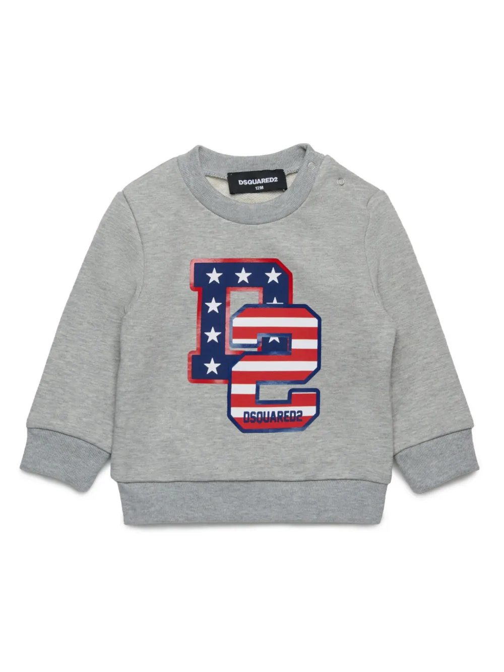 

Толстовка с логотипом DSQUARED2 KIDS, серый