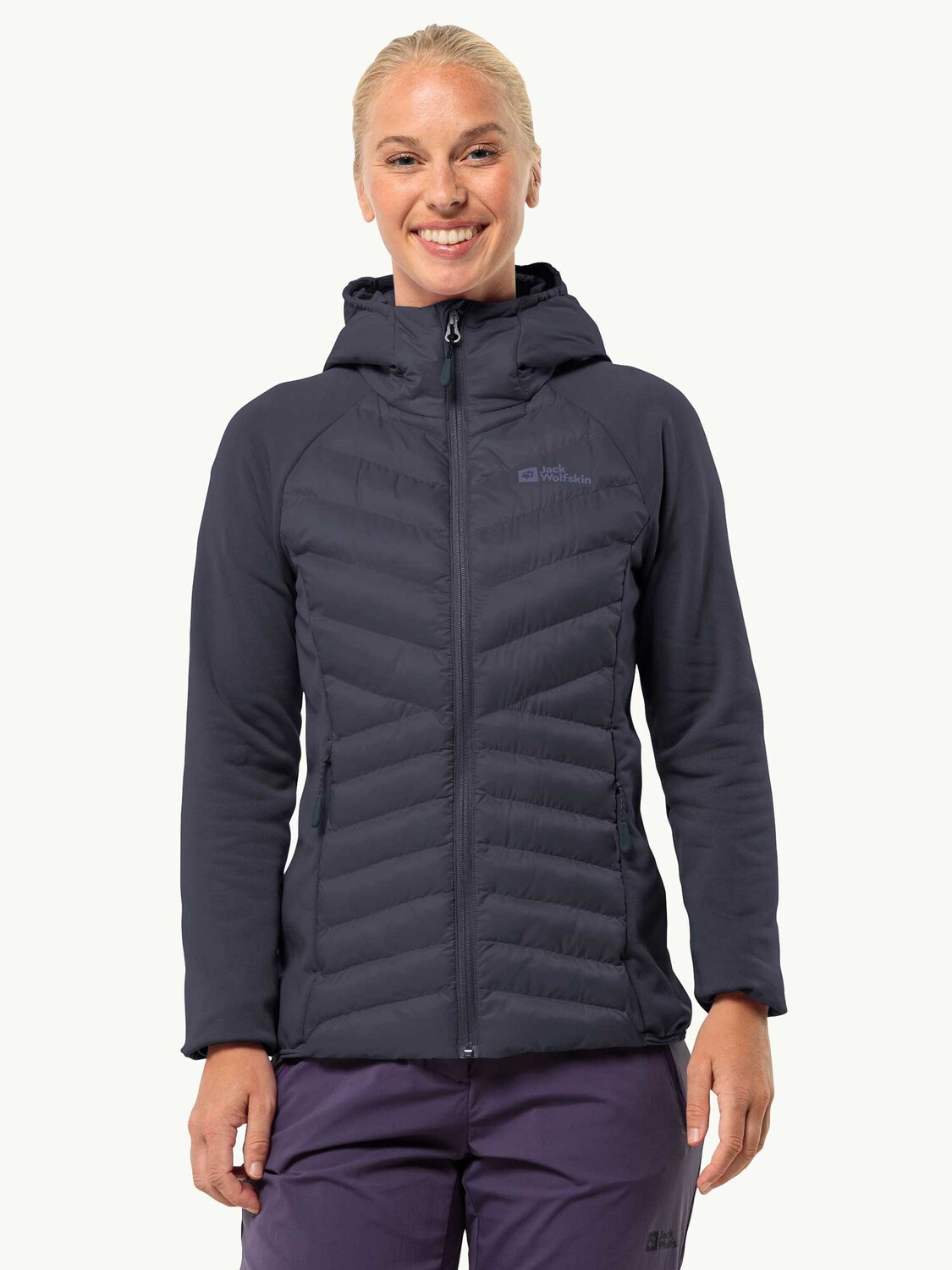 

Куртка Jack Wolfskin ROUTEBURN PRO HYBRID W, серый