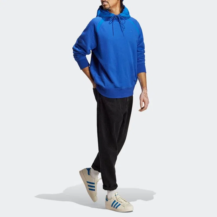 Толстовка мужская синяя с капюшоном Regular Adidas Originals, Blue — фото 4