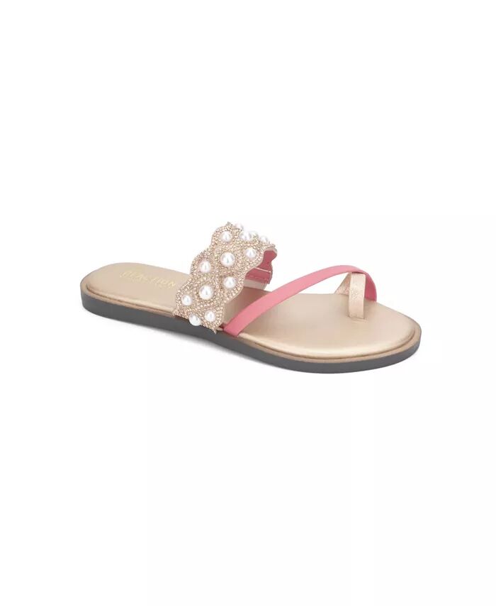 Женские весенние сандалии X Band Scallop Flat Kenneth Cole Reaction, белый