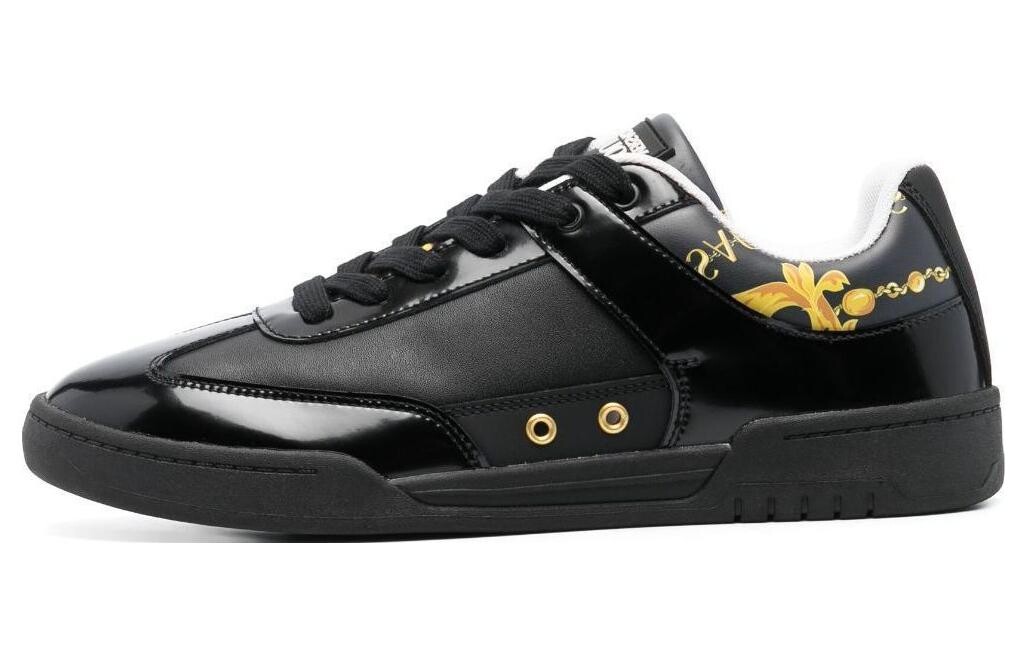 

Кроссовки VERSACE JEANS Lifestyle Shoes Men Low-top Black, черный