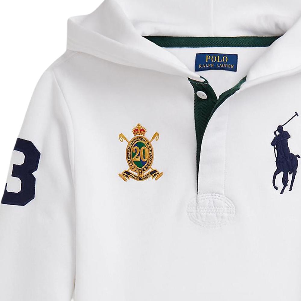 Толстовка для подростков Polo Ralph Lauren, белый — фото 3