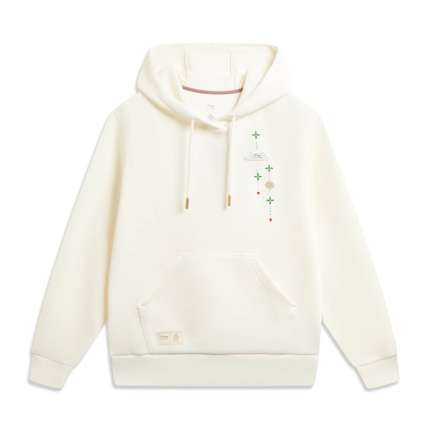 

Спортивный свитшот серии Trend женский LINING, Mother of Pearl белый
