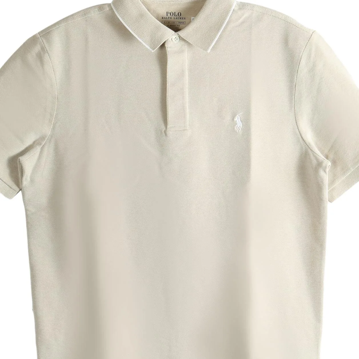 Polo Ralph Lauren Классическая футболка с отделкой цвета хаки — фото 4