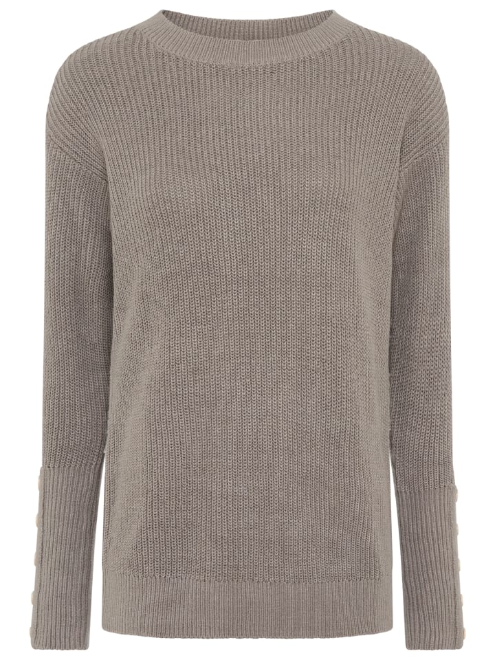 

вязаный свитер в серо-коричневом цвете Laura Scott