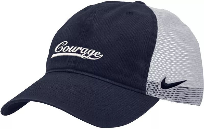 

Потертая кепка дальнобойщика Nike North Carolina Courage 2023