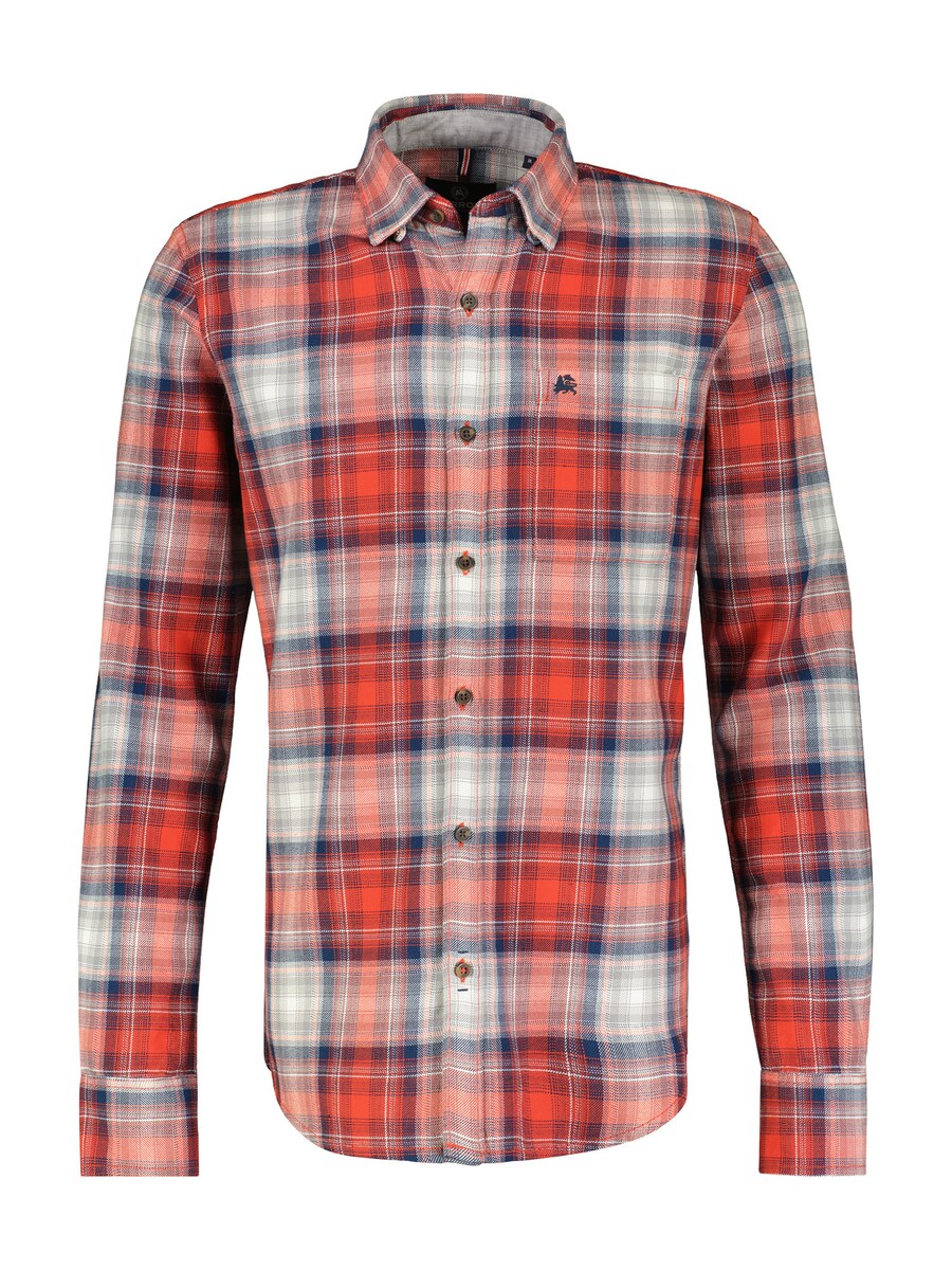 

Клетчатая рубашка LERROS Regular fit Button Up Shirt, красный