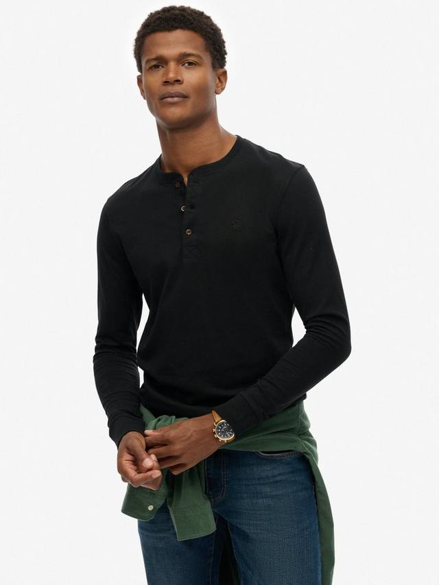 

Классическая базовая футболка Grandad Superdry, Meteorite Black