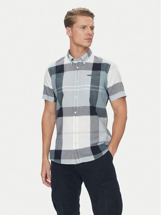 

Рубашка обычного кроя Gordon MSH5300TN45 Barbour, синий
