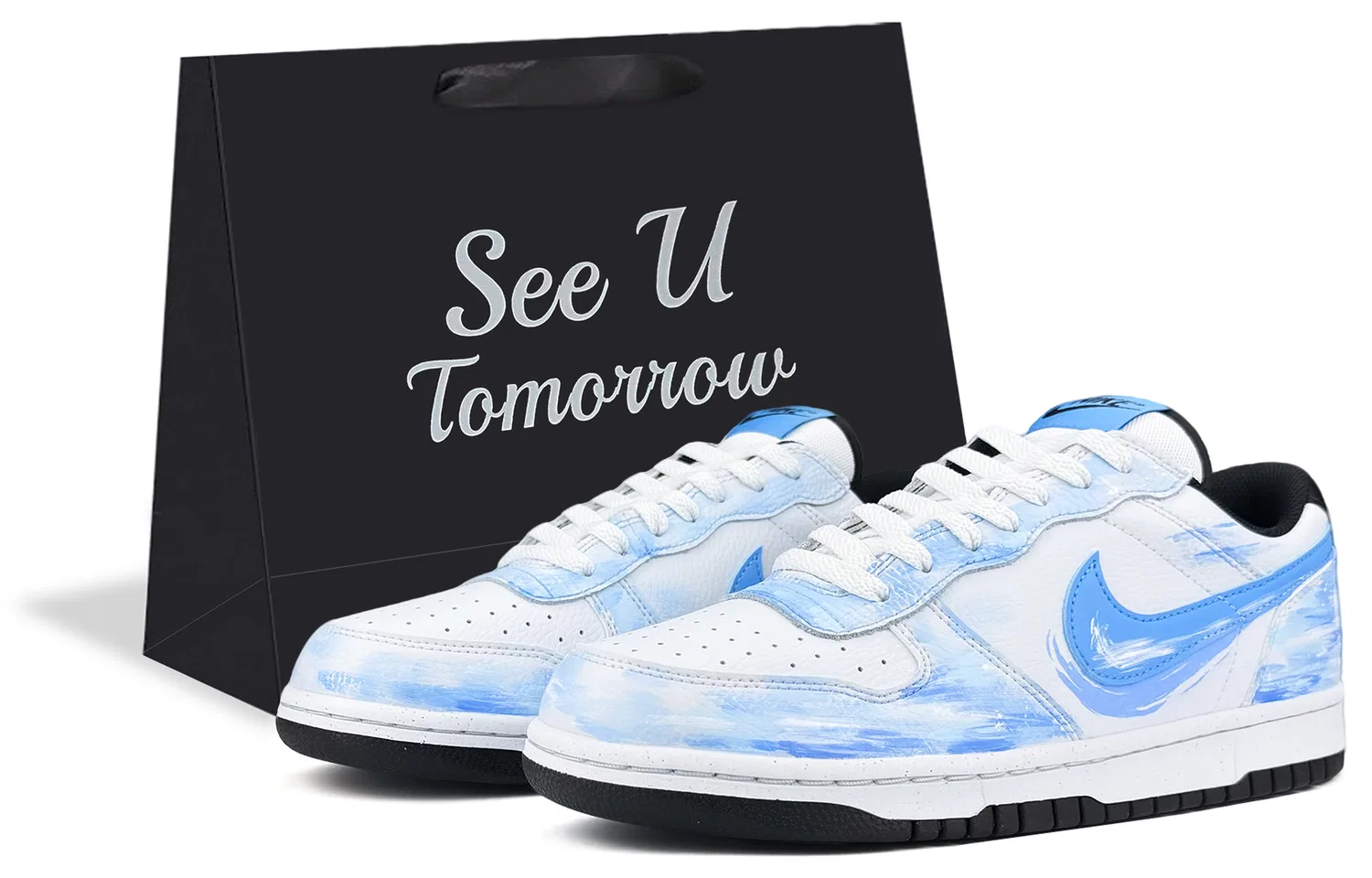 Кроссовки скейтбординговые Nike Big Bay Blue