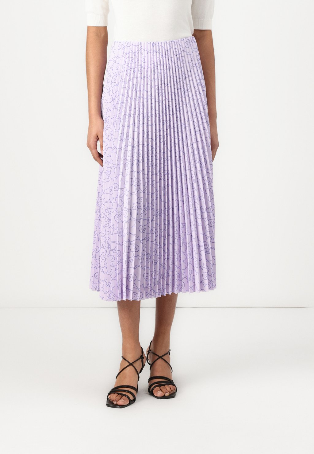 

Юбка А-силуэта MYY PIIRTO UNIKKO - Pleated skirt Marimekko, сиреневый