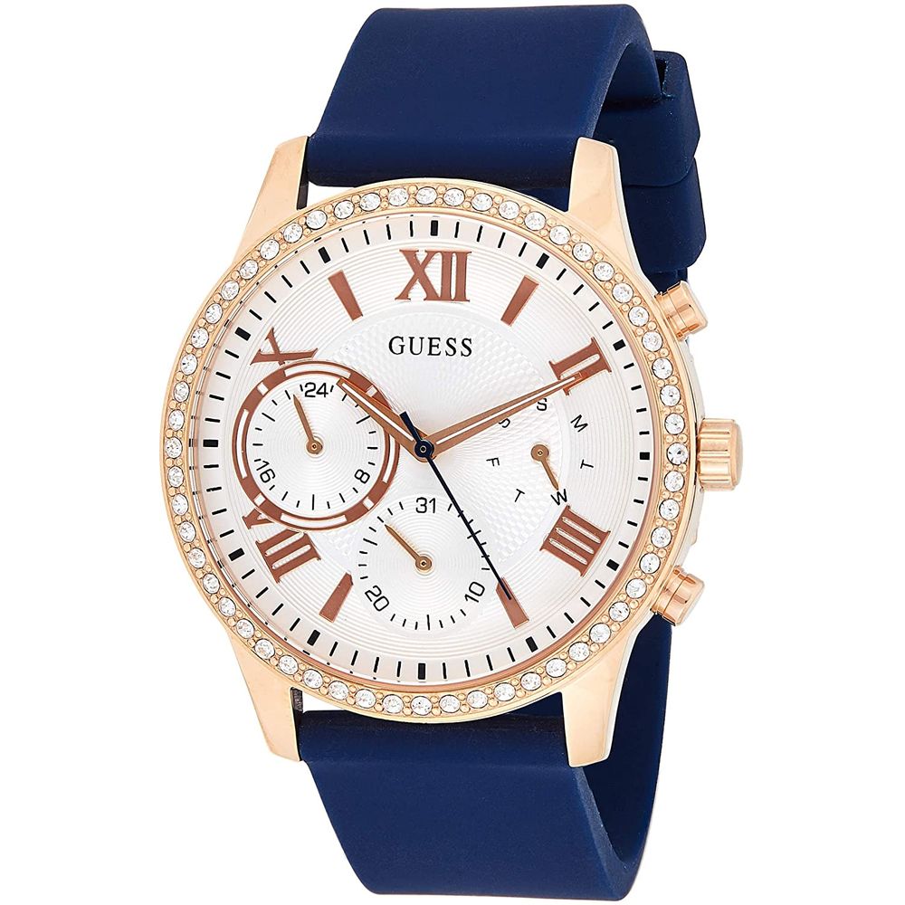 

Синие резиновые часы GUESS