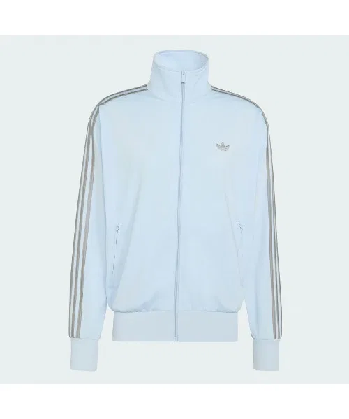 Тренировочная куртка Adidas Firebird синяя — фото 4
