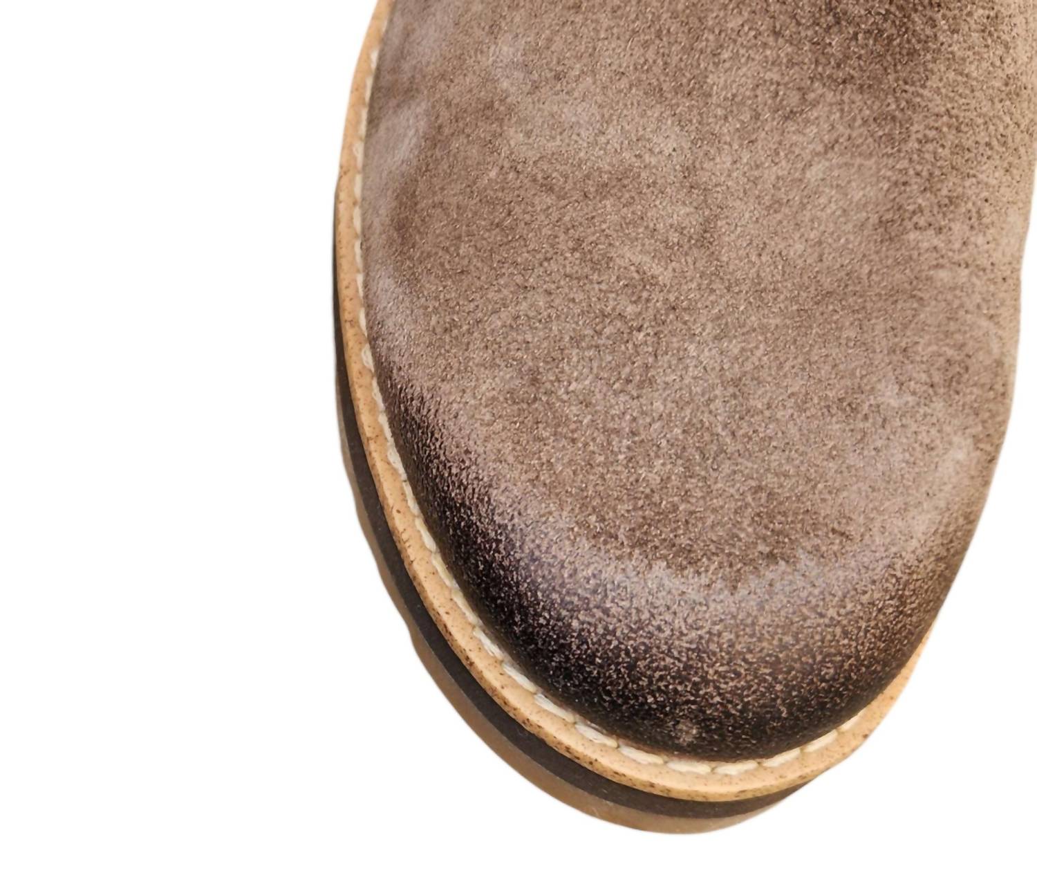 Женские туфли Emeree на танкетке из замши цвета грибов Sofft, Mushroom Suede — фото 2