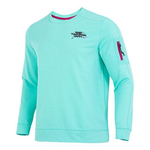 

Худи Nike M Nk Flc Crew Dye DQ7867-369, зеленый