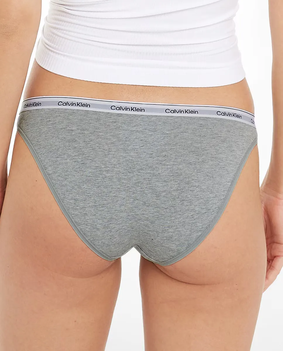 Набор из 3 классических трусиков с логотипом Modern Calvin Klein, мультиколор — фото 2
