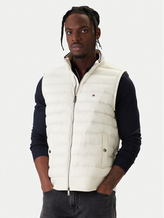 

Жилет regular fit Mix Media Ess MW0MW41441 Tommy Hilfiger, экрю