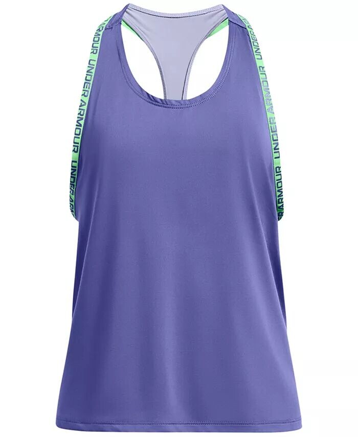 

Многослойная майка с эффектом нокаута для больших девочек Under Armour, фиолетовый