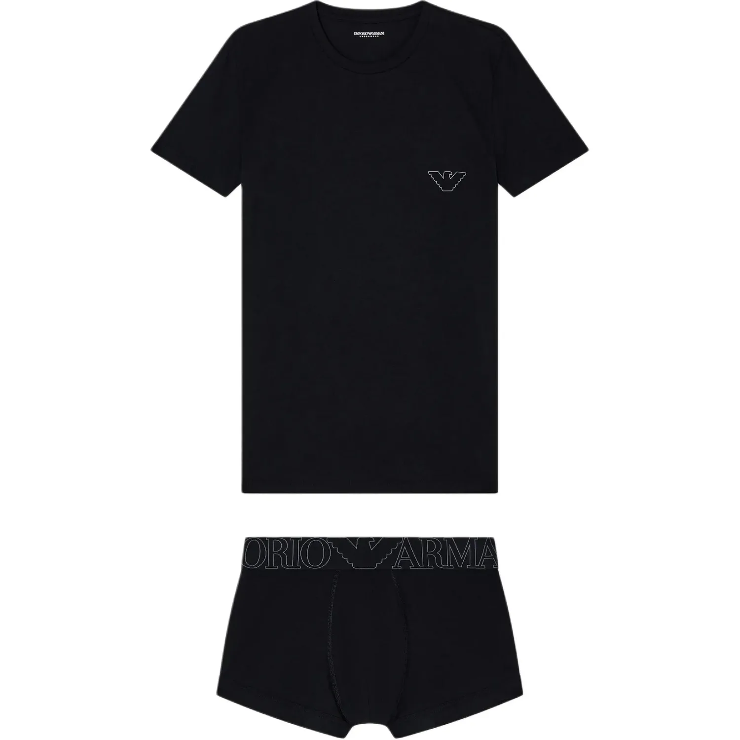 EMPORIO ARMANI Трусы-боксеры Asv Megalogo Organic jersey