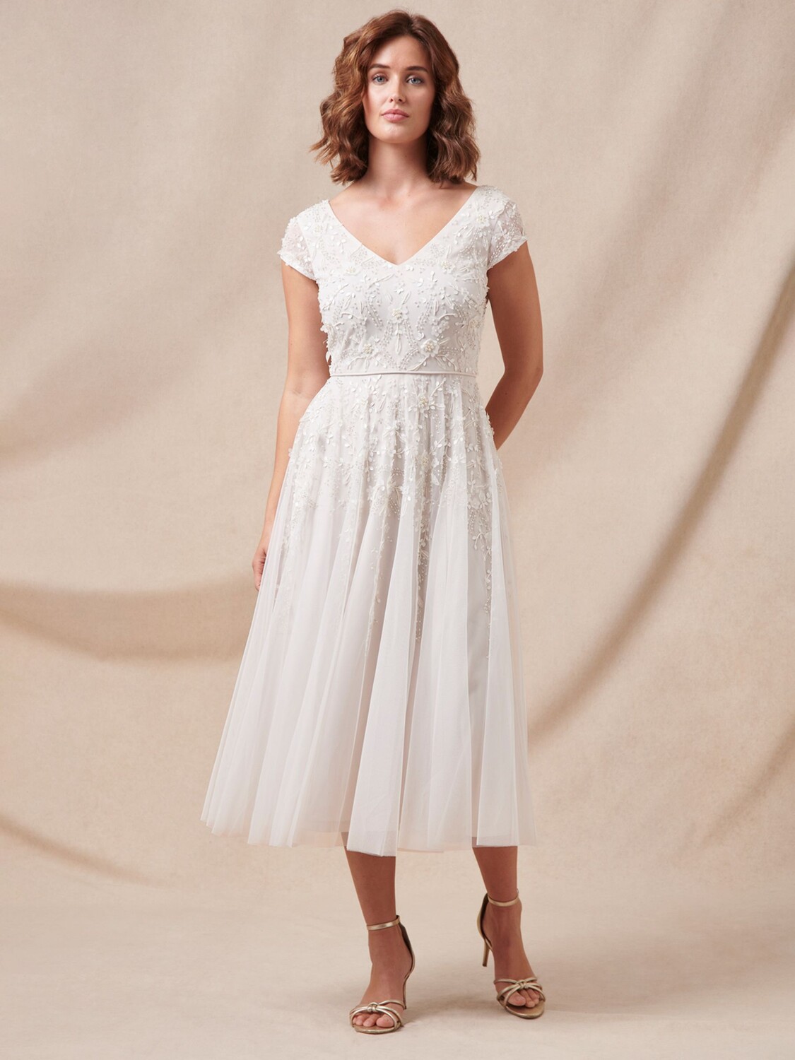 

Свадебное платье Phase Eight Lorena из тюля, цвет слоновой кости