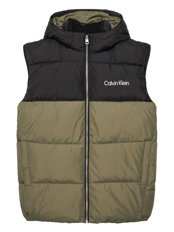 

Утепленный жилет regular fit IB0IB02535 D Calvin Klein Jeans, зеленый