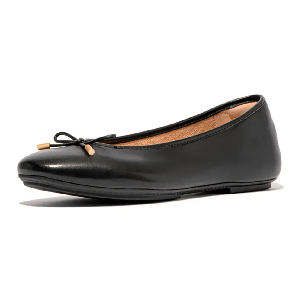Балетки Fitflop Delicato Bow Soft, черный