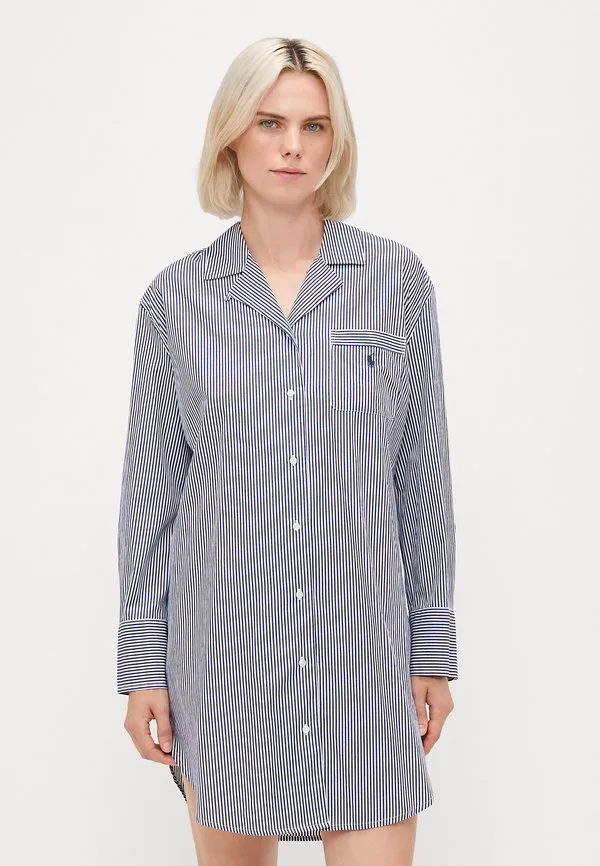 Ночная рубашка Polo Ralph Lauren, Blue/White