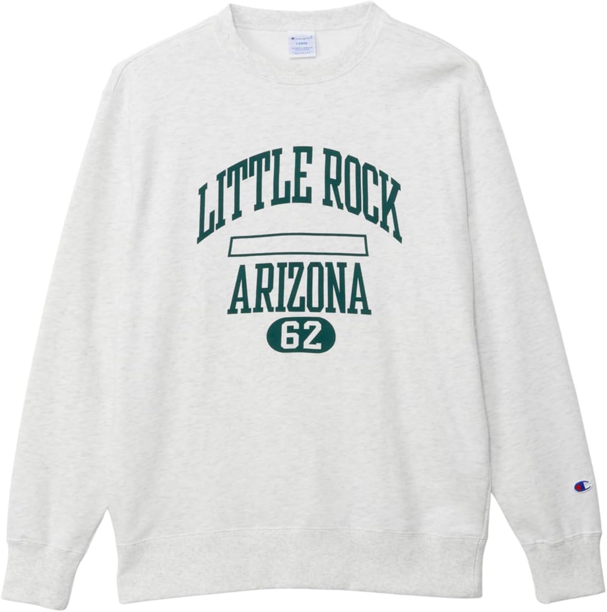 

Мужская толстовка Champion BASICC3-C039 с длинным рукавом, изготовленная из хлопка, с графическим принтом, круглым вырезом и надписью USA GROWN, овсяный