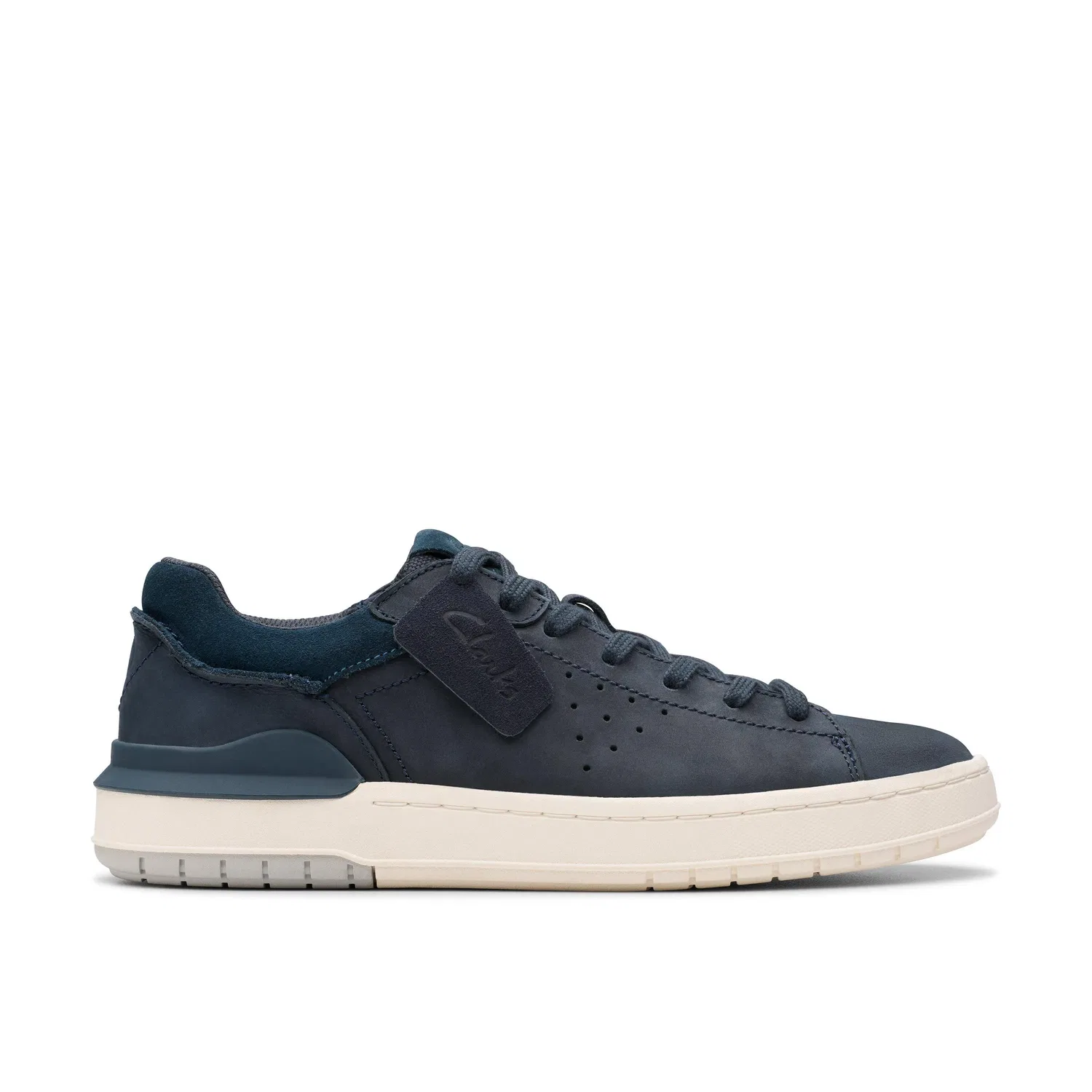 Кроссовки Courtlite 2 Run из нубука Clarks, синий