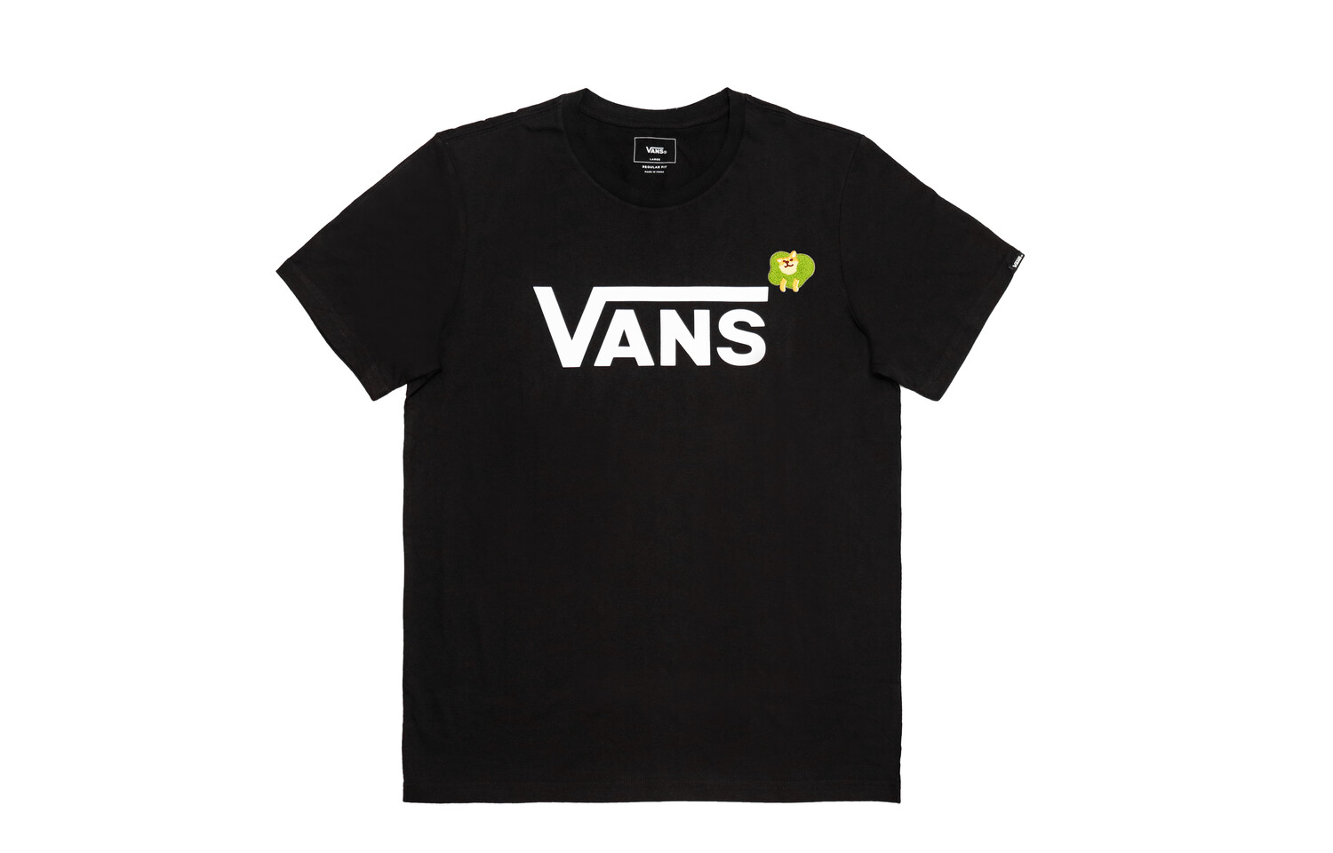 

Футболка унисекс черная Vans, черный