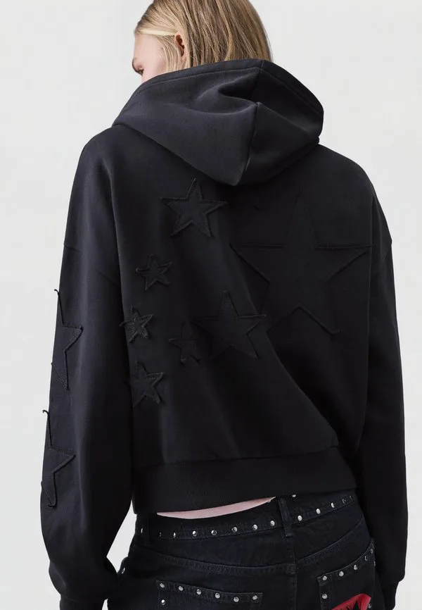 

Толстовка на молнии с вышивкой Bershka, Royal Blue, Синий, Толстовка на молнии с вышивкой Bershka, Royal Blue